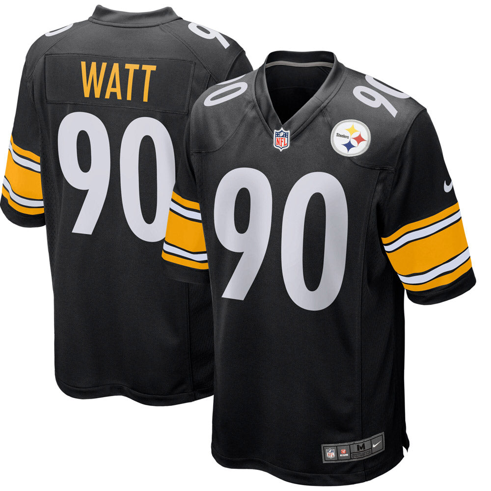 Youth Pittsburgh Steelers T.J. Watt Game Jersey Black
