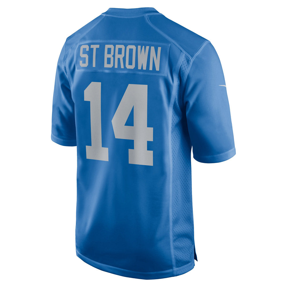 Men's Detroit Lions Amon-Ra St. Brown Player Game Jersey Blue